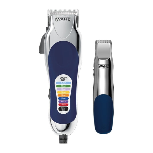 Wahl Color Pro Chrome Combo Clipper Kit